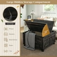 thumbnail image 4 of HOMCOM Coffee Table with Flip Top Hidden Storage, Square Center Table, 4 of 10