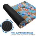 thumbnail image 6 of Long Mouse Pads for Desk,Basset Hound Dog and Flower Desk Mats on Top Of Desks, Desk Mouse Pad Extra Large with 3mm Non-Slip Base and Stitched Edge for Gaming,Office,Work,Home 35.4"x15.7", 6 of 6