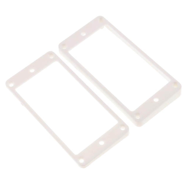 Humbucker Pickups Frames Mounting Rings for LP Electric Humbucker Pickup Frame Guitar White