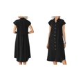 thumbnail image 3 of Relaxed Linen Midi Shirt Dress, 3 of 6