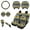 American Tribal Sunflower Cow Print Brown Teal, variant on Renewold Highland Cow Sunflower Car Seat Covers Full Set with Steering Wheel Cover Headrest Cover Cup Coasters Car Handbrake Cover Gear Shift Cover Black Cow Print Auto Seat Cover Accessories 11 PCS