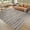 Grey, variant on FairOnly 8'x10' Yellow Machine Washable Living Room Area Rugs Modern Braided Print Non Slip Rugs for Bedroom Home Office Rug Indoor Floor Carpet