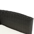 thumbnail image 4 of Patiojoy 2PC Patio Rattan Wicker Dining Chairs Set With Cushions Black, 4 of 6