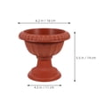 thumbnail image 2 of Phenofice 2Set Plastic Urn Vase Roman Column Flower Pot Plant Display for Home Use, 2 of 8
