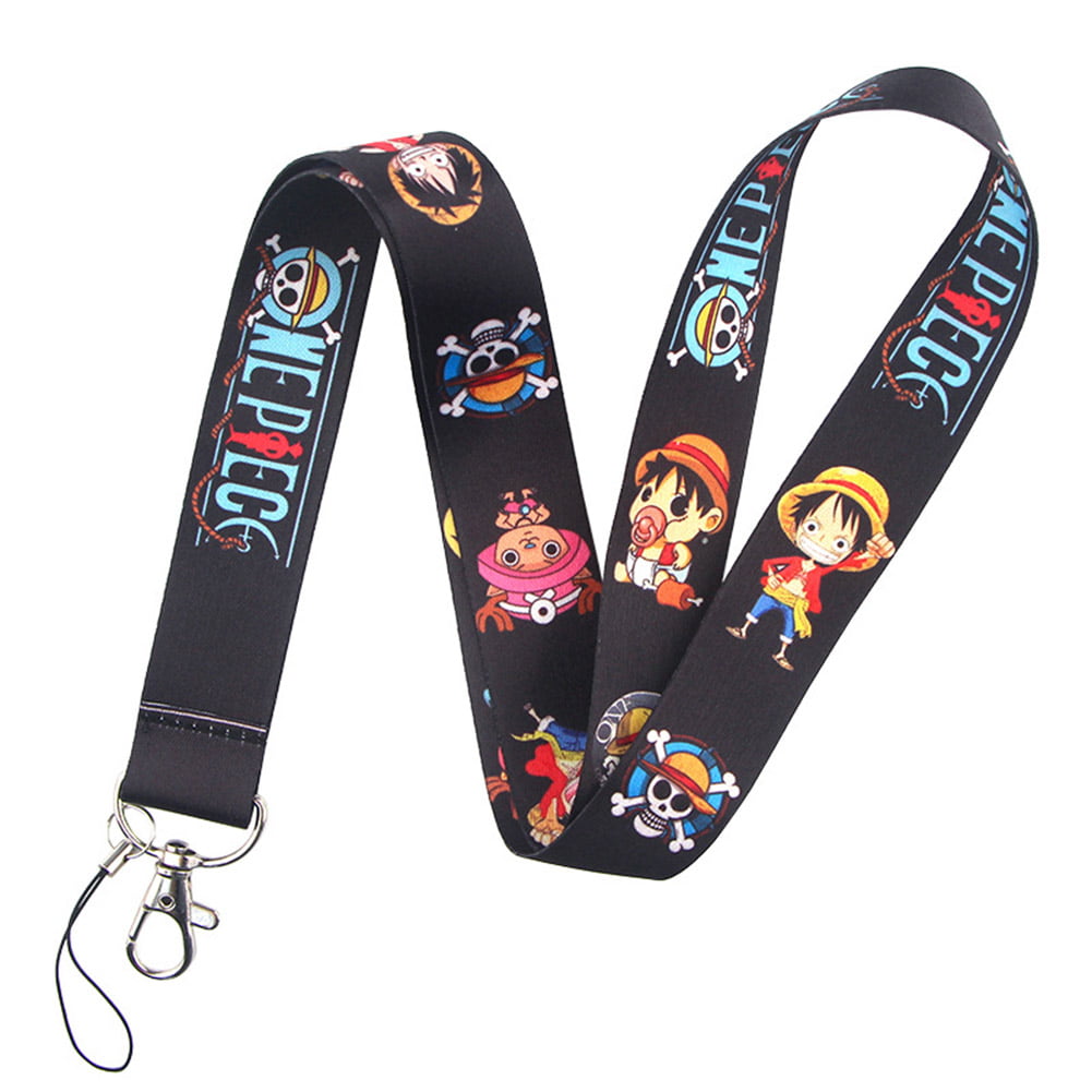 ONE PIECE Neck Lanyard Strap Mobile Phone ID Card Key chain ge* KfVhY 