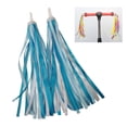 thumbnail image 4 of 2x Bike Handlebar Tassels Accessories Colorful Decor Windsock Birthday Gifts Streamers Handgrip Ribbon For Baby Carrier Bikes Kids Girls Boys, 4 of 5