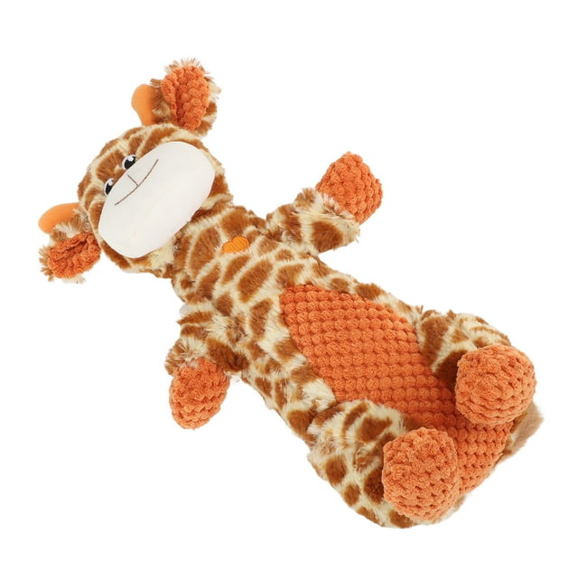 Cute Animal Shape Plush Dog Squeaky Toy, Interactive, Reduce Boredom, Stuffed Dog Chew Toy For Small, Medium, And Large Dogs, Durable Design, Teeth Cleaning
