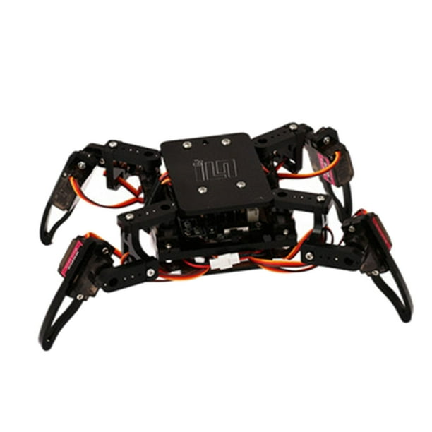 DIY Kits de robot cuadrúpedo Stem Crawling Robot Set Compact Walking Crawling Twisting Scientific Building Kits para regalos de cumpleaños Adultos