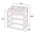 thumbnail image 3 of Mistaha 3-Layer Large Capacity Cosmetics Organizer Makeup Display Case Elegant Desktop Storage Organizer Cabinet Rack for Skincare Lipsticks Makeup Brush Perfume Powder Jewelry, 3 of 7