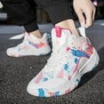 thumbnail image 6 of Men's Basketball Shoes Anti-Slip and Wear-Resistant Soles Running Shoes Graffiti Design Fashionable Sports Shoes, 6 of 6