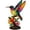 As shown-c, variant on HaiSphere Animal Figurines Parrot Set - Tropical Resin Tiki Decoration with Surfing & Ukulele Accent, Welcome Summer Tabletop Ornament for Home Office Coastal Farmhouse,A