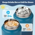 thumbnail image 4 of Hawsaiy 12oz Kids Insulated Water Bottle with Straw Lid, Leak-Proof Stainless Steel BPA-Free Thermos for School Boys and Girls, 4 of 10