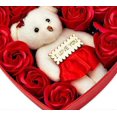 thumbnail image 4 of LN-Rose Bear Gift Box - Valentine's Day Gift, Flower Bear in Love, Gift Box Included, 4 of 5