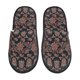 thumbnail image 1 of Fotbe Retro Floral Pantuflas Peludas para Mujer con Estampado, Zapatillas de Peluche, Zapatos de Invierno para Casa, Uso Interior y Exterior-Large, 1 of 8