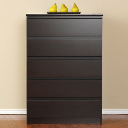 Laguna 5 Drawers Espresso Lacquer