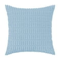thumbnail image 3 of Throw Pillow Covers 22x18 Flower Pillow Cover Faux Lambswool Cushions Cover Sofa Pillow Cushions Blue, 3 of 7