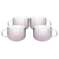 thumbnail image 1 of Set de 4 Tazas de Cristal Rosa  410 ML, 1 of 2