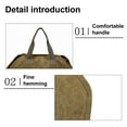 thumbnail image 2 of Log Storage Rack Canvas Firewood Bag Durable Firewood Tote Bag Outdoor Portable Storage Bag, 2 of 8