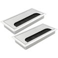 thumbnail image 6 of Neat Wire Management Solution Desk Cable Hole Cover Black Brush Design, 6 of 6