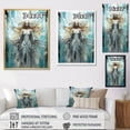 thumbnail image 4 of Designart "Angels' Announcement Celestial Christianism" Christianity Floater Framed Canvas Art Print, 4 of 5