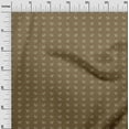 thumbnail image 3 of oneOone Cotton Poplin Dark Olive Green Fabric Minimal Retro Watch Sewing Material Print Fabric By The Yard 56 Inch Wide, 3 of 5