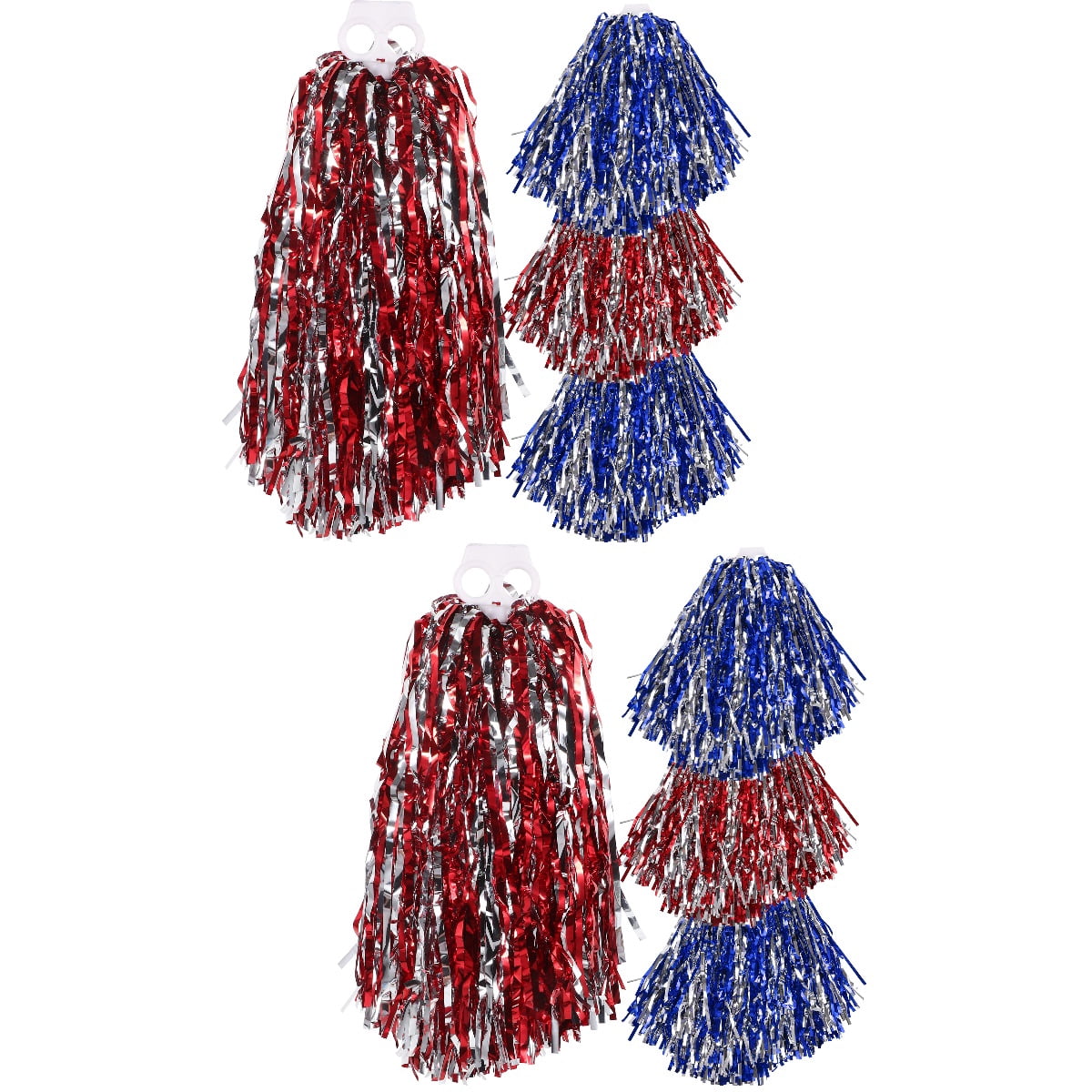 HOMEMAXS Portable Cheerleading Pom Poms Reusable Lightweight Cheer Props for Dance, Sports, and School Events