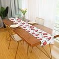 thumbnail image 2 of Yayeee Table Runner 90 inches Long Home Kitchen Dinning Party Decoration, Santa Hats Pattern, 2 of 7