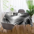 thumbnail image 6 of Tropical Palm Leaves Rectangle Tablecloth, Dust Proof Anti Wrinkle Wipeable Table Cloth Tabletop for of Dinner Kitchen Wedding Holiday Party 60"x90" Home Decor, 6 of 7