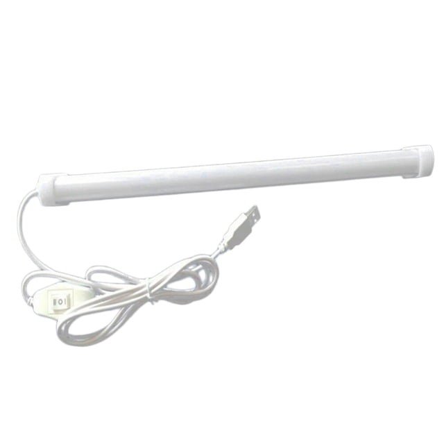 Lámpara de mesa con luz blanca de diseño simple USB de 22 cm y 5 V, protección para los ojos, luz de lectura para escritorio, lámpara de mesa para cama, tira de luz de emergencia