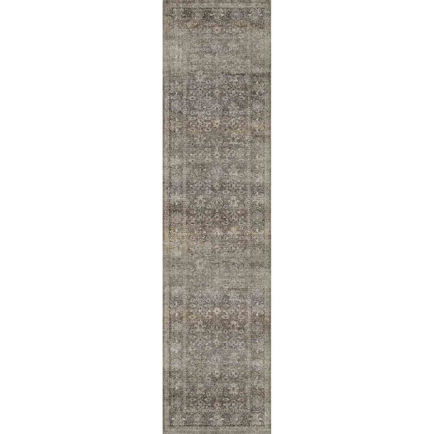 BERTHMEER 2'x8' Washable Runner Rugs for Hallway Bathroom Bedroom Entryway Kitchen Non Slip Vintage Oriental Traditional Runner Rugs,Mossy