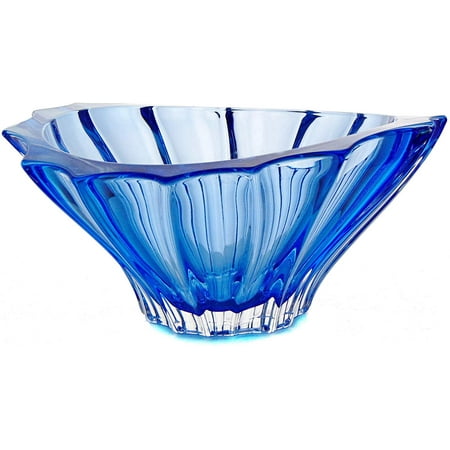 

Aurum Crystal AU52291 8.8 Plantica Candy Bowl Blue Bohemian Fruit Bowl Ice Cream Bowl