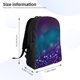 thumbnail image 4 of Fotbe Purple and Green Glitter Mochila de Viaje para Laptop, Mochila Ejecutiva Delgada y Resistente 15.6", 4 of 8