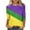 Q-Purple#mardi gras shirts plus size, variant on DDAPJ pyju Mardi Gras Shirt for Women Mask Graphic Tees Carnival Themed 3/4 Length Sleeve Tunic Tops Holiday Blouses Tee Loose Fit Crewneck Pullover 2025 Gifts Ideas Gold XL