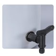 thumbnail image 2 of Mosiee Bucket Plastic Black Nipple Faucet Adapter Cover Turn 6 Points 3/4, 2 of 9