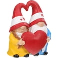 thumbnail image 3 of MasteelfCA Figurine de Couple de Gnomes de Jardin en Résine, 3 of 8