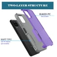 thumbnail image 2 of For Samsung Galaxy A03S A13 A14 A23 A32 A34 A53 A54 5G Case,Njjex 2 in 1 PC Phone Case ,Rubber & Rugged Shockproof Full Body Protection Case Cover-Purple, 2 of 6