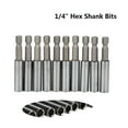 thumbnail image 2 of 10X Hex Magnetic Impact Screwdriver Bit Holder, Must-Have Accessory For Power Drills & Impact Drivers, Designed For 1/4" Hex Shank Bits, Ideal For Hard-To-Reach Screws, Automotive, 2 of 3