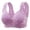 Light Purple, variant on Women Casual Adjustable Breathable Top Bra Underwear Without Steel Ring Gathering Running Girls Sports Bra for Women