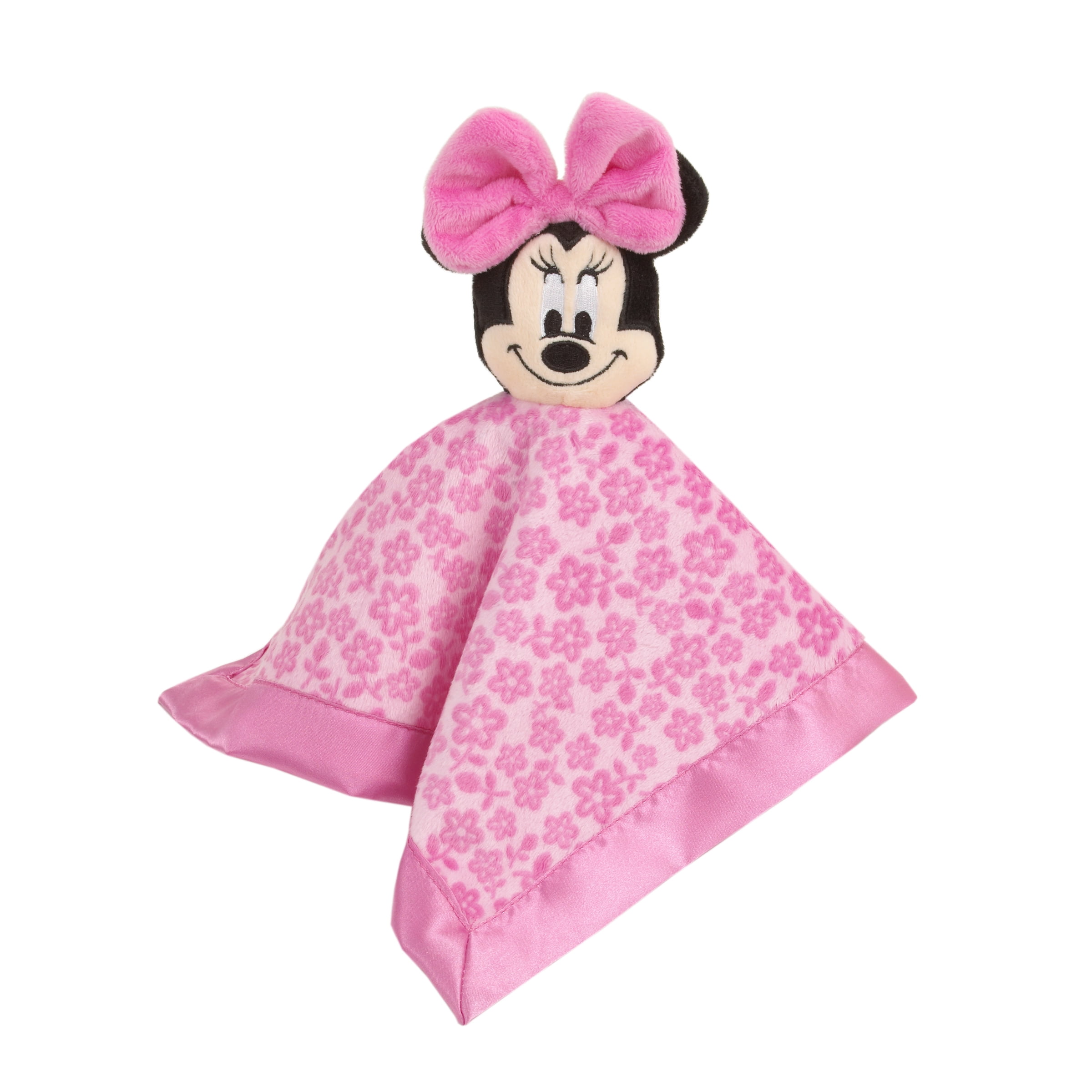 New Disney Minnie Mouse Snuggle Buddy Security Blanket Girls 