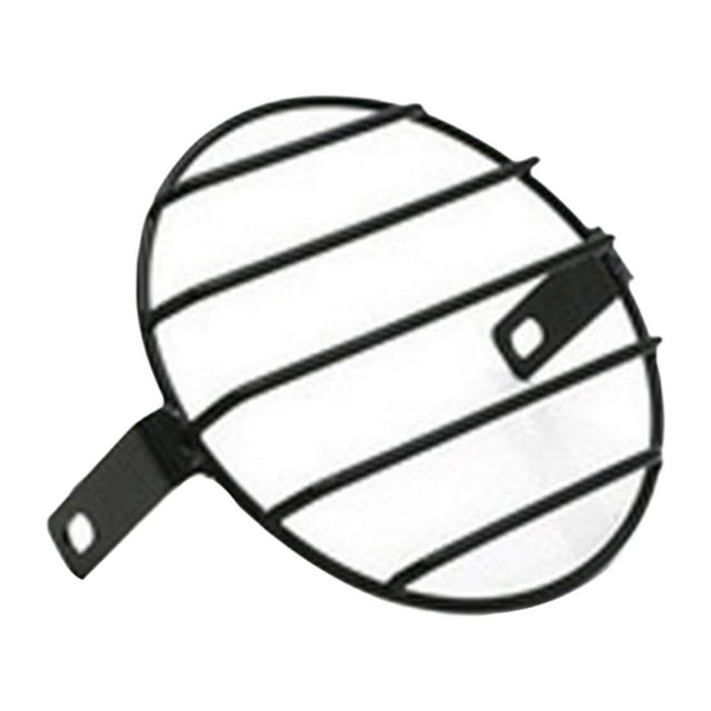 Cubierta protectora para faros de motocicleta, accesorios redondos, rejilla de malla, montaje lateral para Estilo C