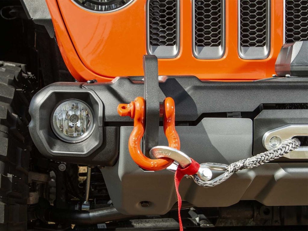 Rugged Ridge by RealTruck Venator Bumper, Front for Jeep JL/JT | Stubby w/ Winch Tray, Steel, Satin Black | 11549.44 | Compatible with 2018-2024 Jeep Wrangler JL; 2020-2024 Jeep Gladiator JT