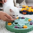 thumbnail image 2 of Dog Puzzle Toys Slow Feeder Interactive Increase Puppy IQ Food Dispenser Slowly Eating NonSlip Bowl Pet Training Game (green), 2 of 7