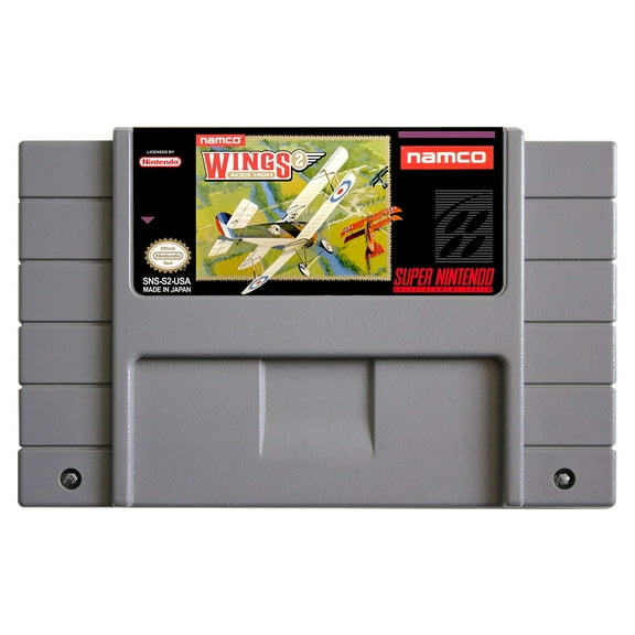 SNES Games Cartridge Wings 2 - Aces High