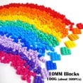 thumbnail image 2 of 100G (aproximadamente 300 piezas) 10 mm Pixel Art Puzzle Micro Diamond Building Blocks DIY 3D Small Brick para niños Juguete educativo Niños, 2 of 4