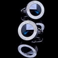 thumbnail image 4 of Gemelos de cristal azul para Hombre Hugo, 4 of 7