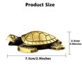thumbnail image 3 of Torch Creative Desktop Golden Turtle Cool Portable Adjustable Soft Flame And Refillable For Men Women Friends3ml, 3 of 7