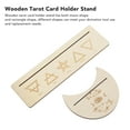 thumbnail image 3 of 2Pcs Wooden Tarot Card Stand Holder, Moon Shape and Rectangle Wooden Tarot Card Display Stand Moon Phase Card Display Stand Tarot Accessories for Witch Divination Tools, 3 of 8