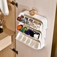 thumbnail image 2 of Wall Underwear Storage Box Cabinet Clothes Storage Box for Bedroom Vanity Drawer, 2 of 6
