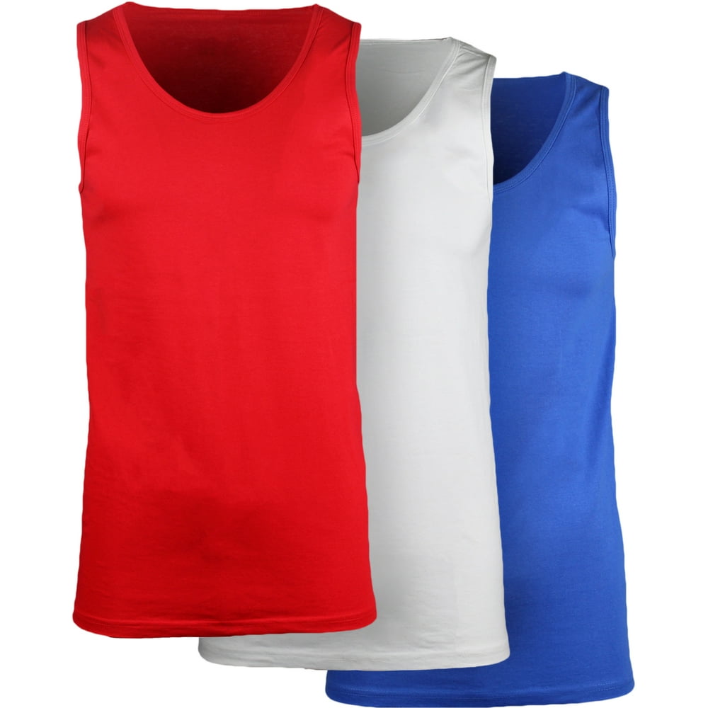 ShirtBANC ShirtBANC Premium Mens Blank Tank Top Shirts Everyday Fresh