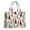 Multicolor Christmas Tree, variant on Large Capacity Tote Bag,Multicolor Christmas Tree Pattern Handbag Fashion Luxury Tote Bag,15.7"x13"x 5.1" Inches,Laptop Compatible
